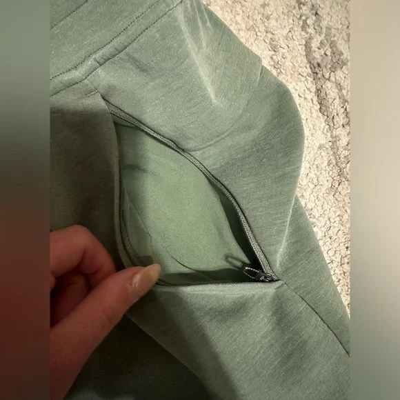 Lululemon Men’s Gridliner Fleece Joggers Green Twill - Picture 5 of 10